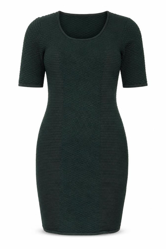 Marks & Spencer Women’s Green Bodycon Knit Dress Size 8