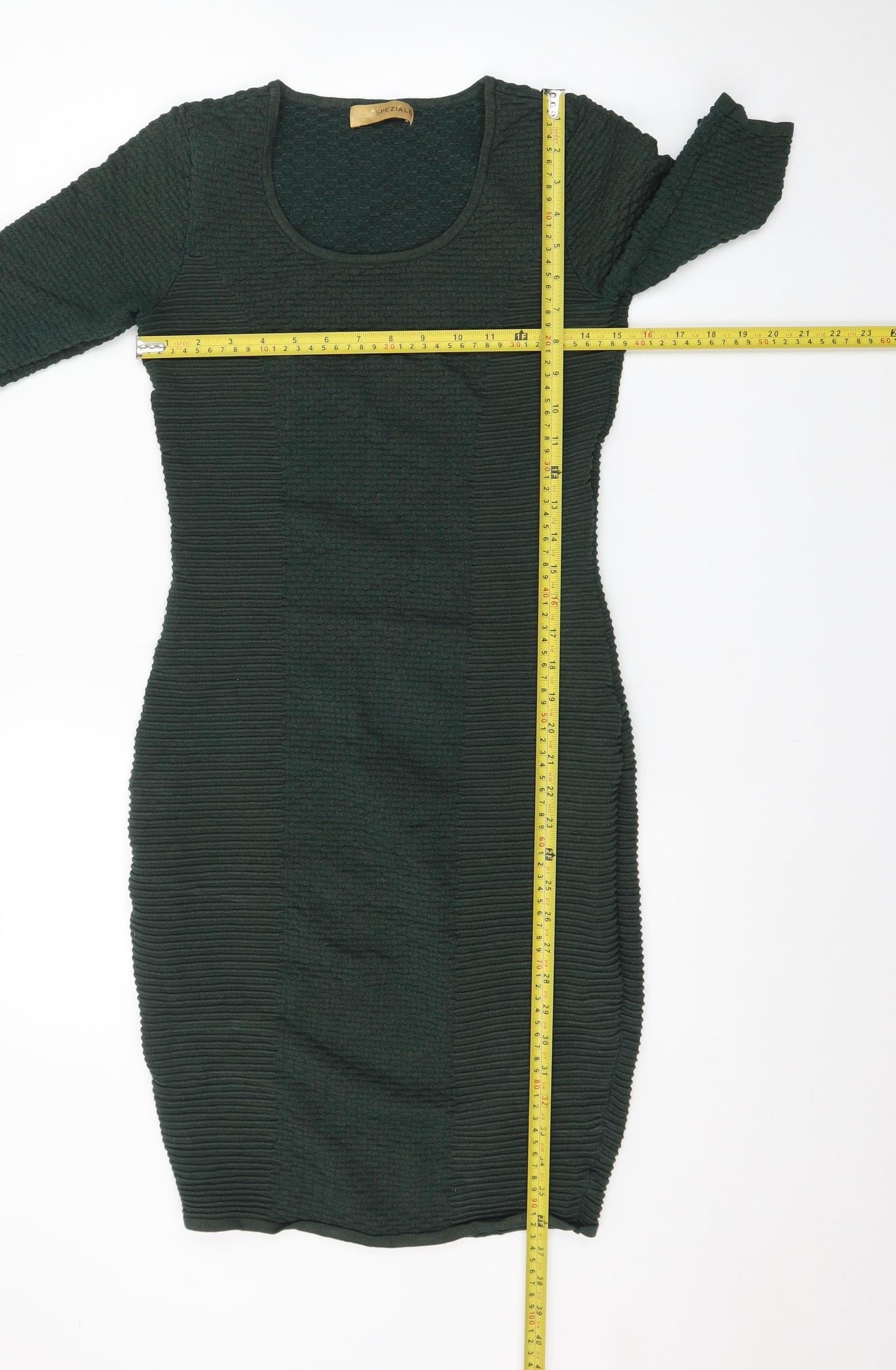 Marks and Spencer Women’s Green Bodycon Knit Dress Size 8