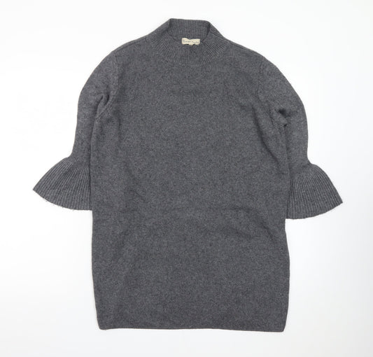 Phase Eight Women’s Grey Wool Knit Jumper Dress Size 12