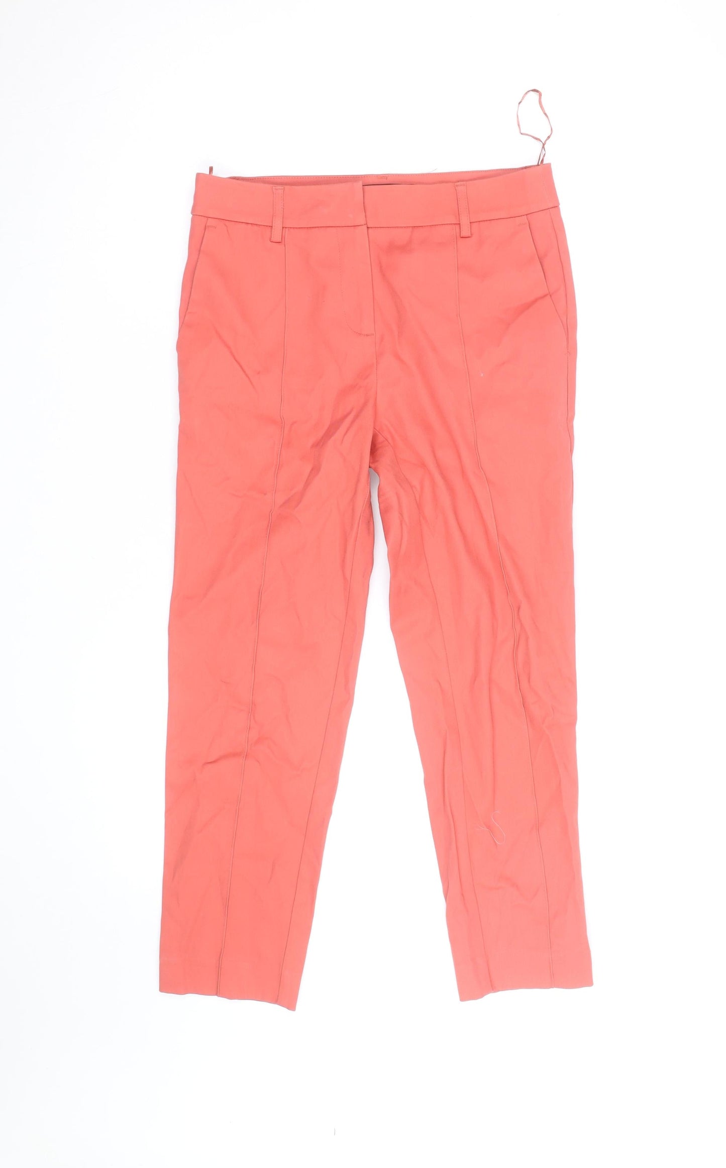 Next Women's Pink Chino Slim Fit Trousers Size 8R