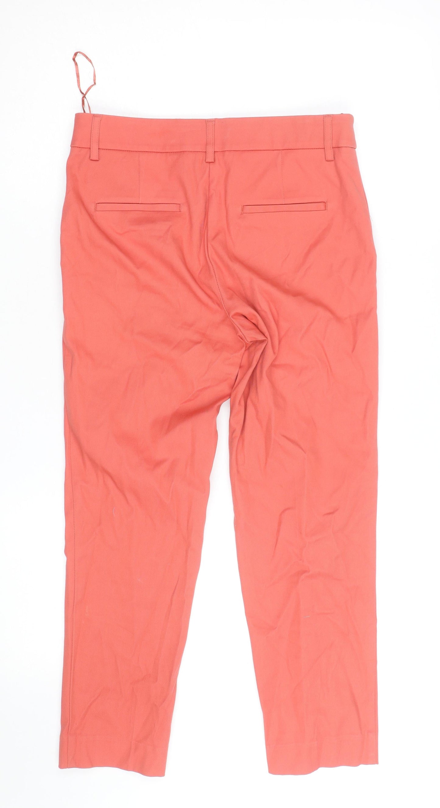 Next Women's Pink Chino Slim Fit Trousers Size 8R