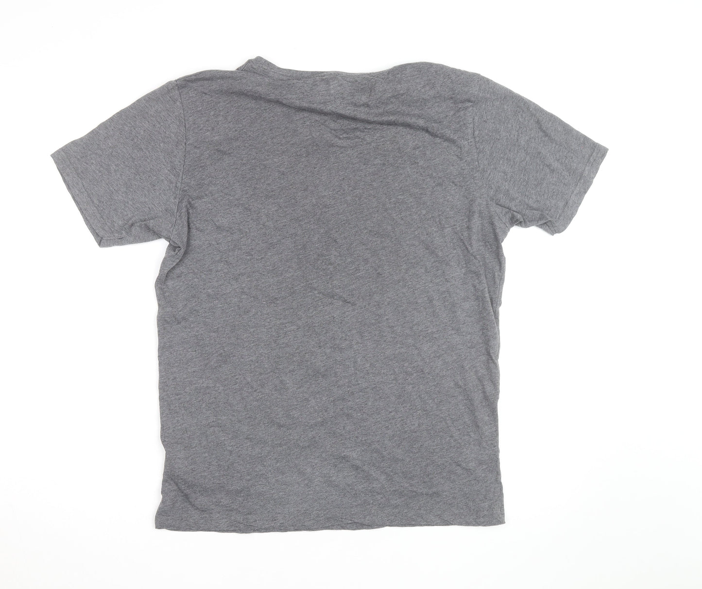Crosshatch Men’s Grey Sustainable Cotton Crew Neck T-Shirt Size L