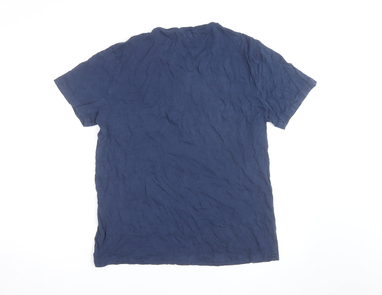 Ralph Lauren Men’s Blue Nautical Graphic Crew Neck Cotton T-Shirt L