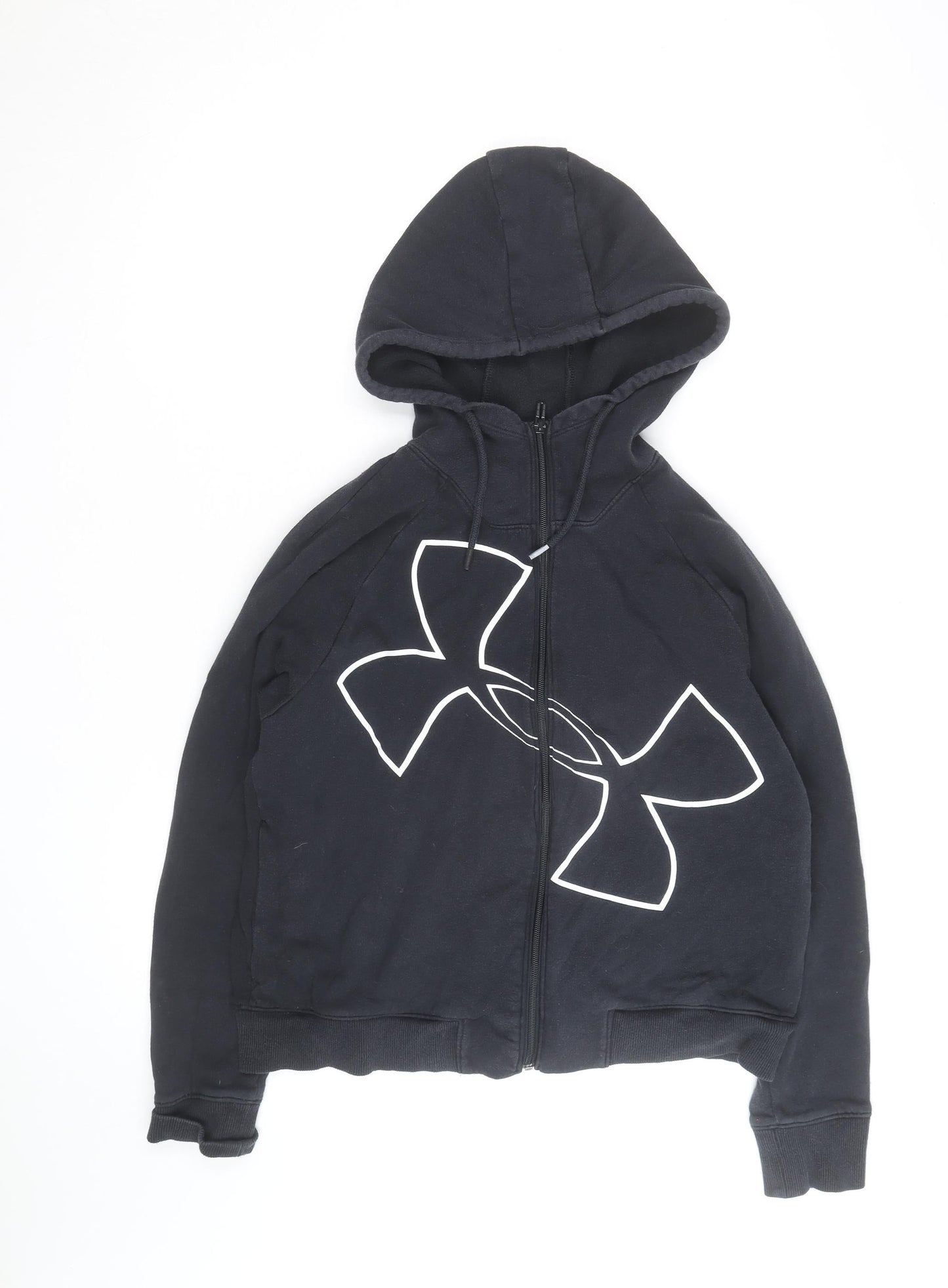 Under Armour Men's Black Full Zip Hoodie Size L Sports Fleece