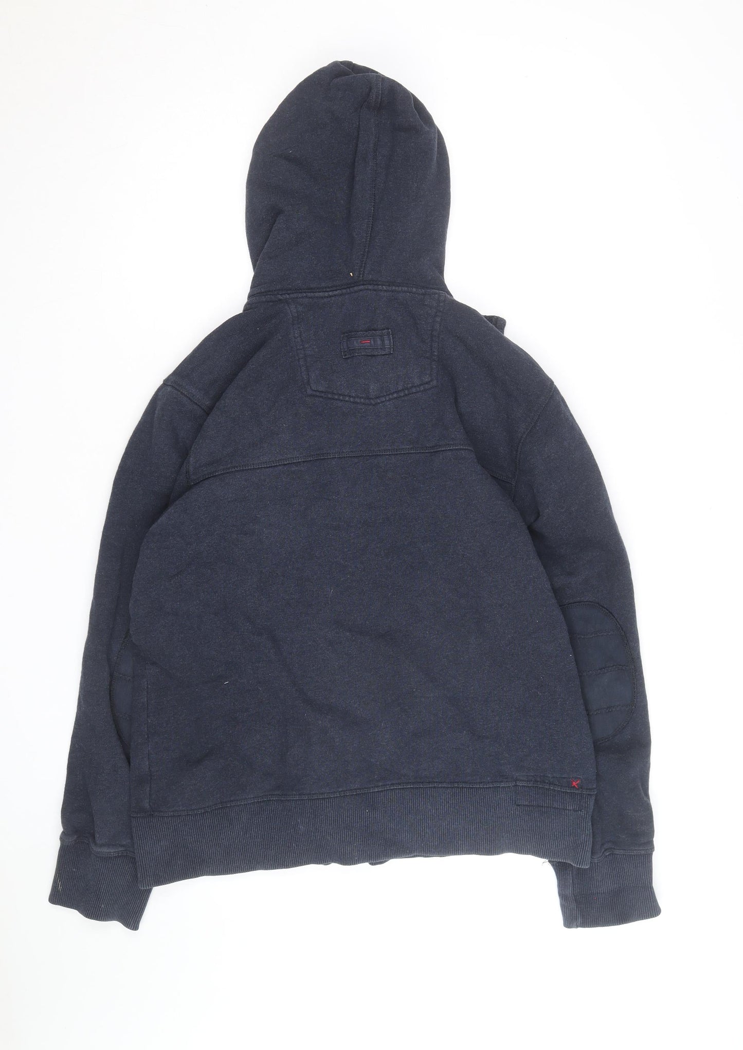 Fat Face Men's Navy Blue Full Zip Hoodie Size M Cotton Blend