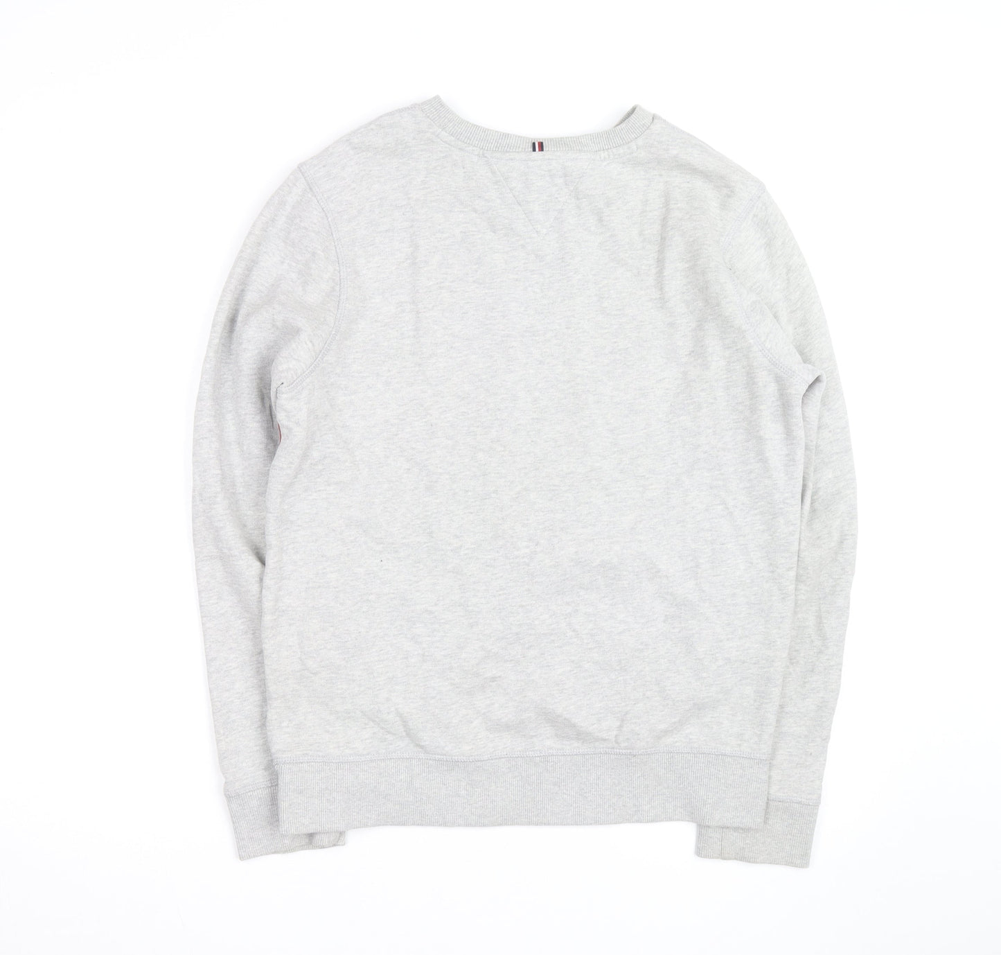 Tommy Hilfiger Men's Grey Logo Pullover Sweatshirt L