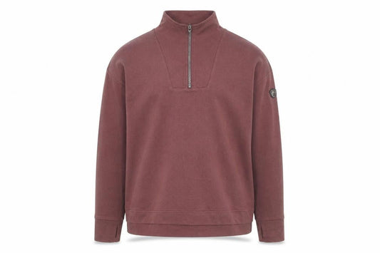 Trespass Men's Brown 1/4 Zip Pullover Sweatshirt Size L