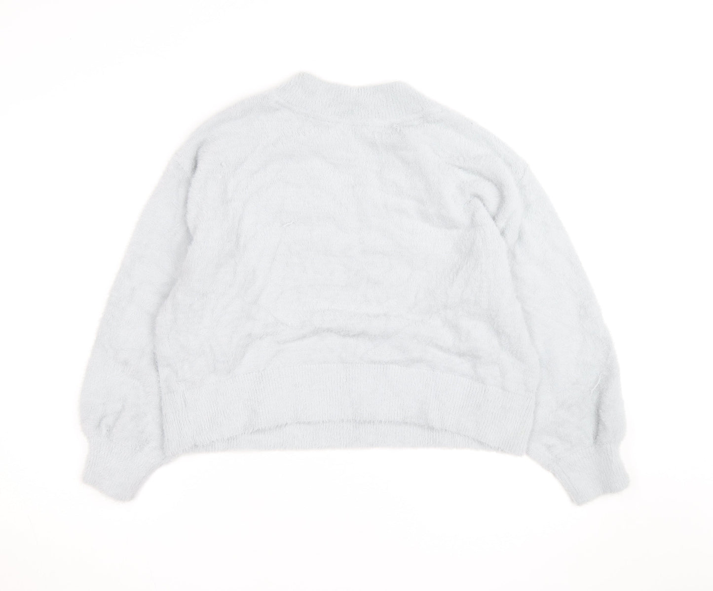 Marks and Spencer Women’s Grey V-Neck Pullover Jumper Size L