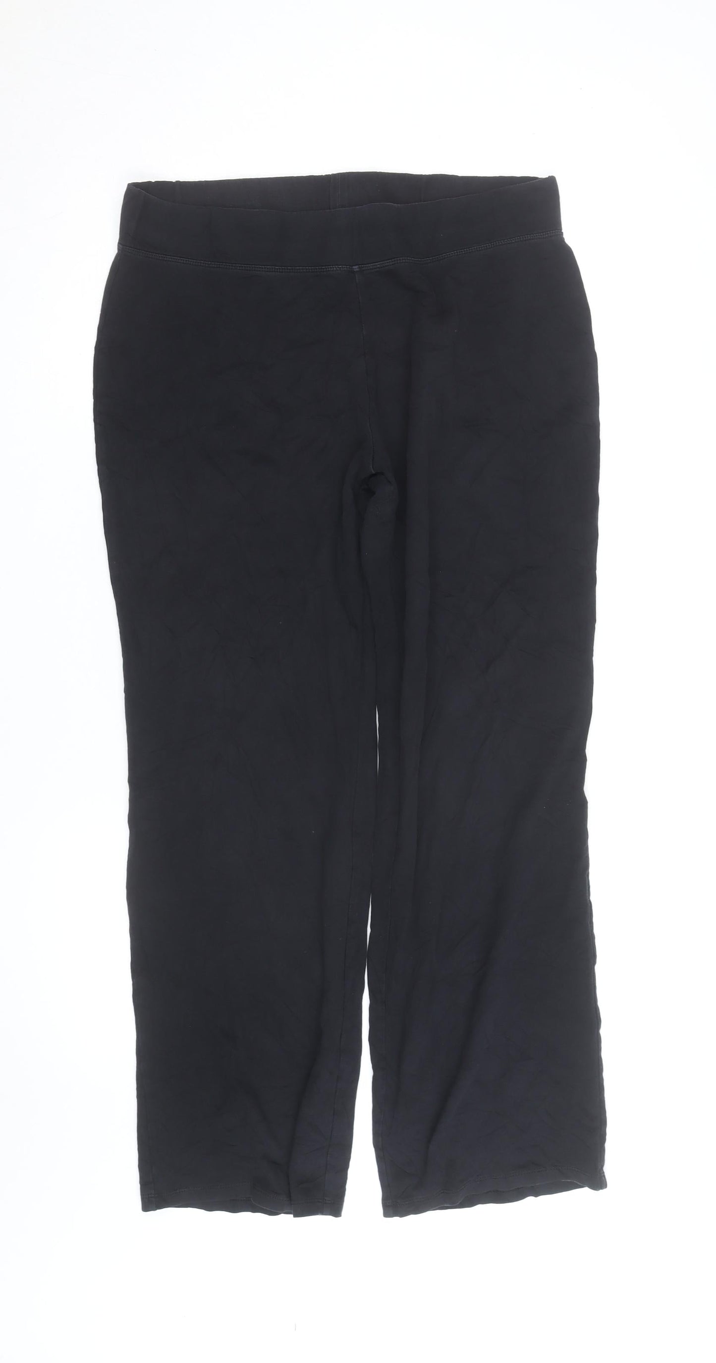 Marks and Spencer Women’s Black Jersey Leggings Size 16 Regular Fit