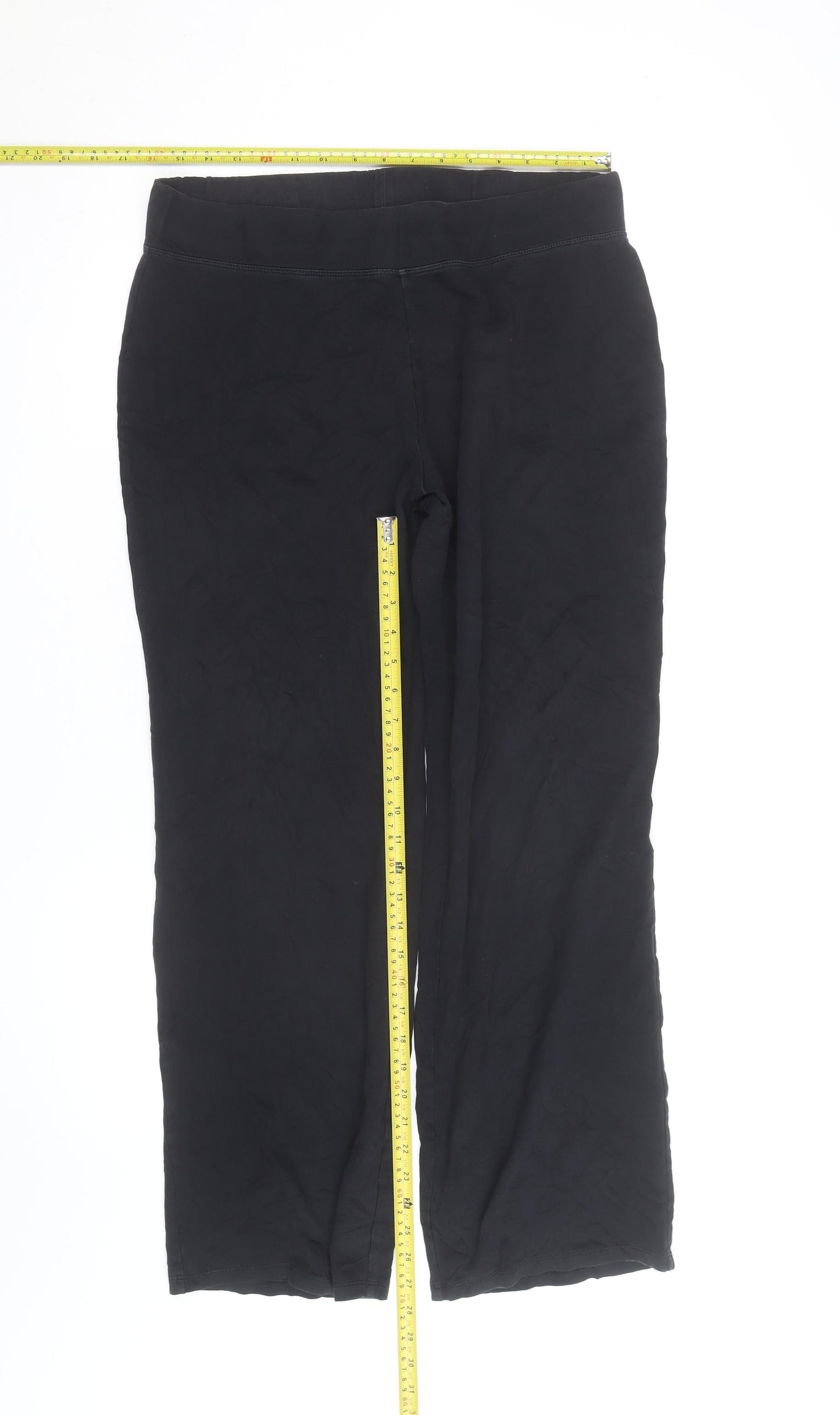 Marks and Spencer Women’s Black Jersey Leggings Size 16 Regular Fit