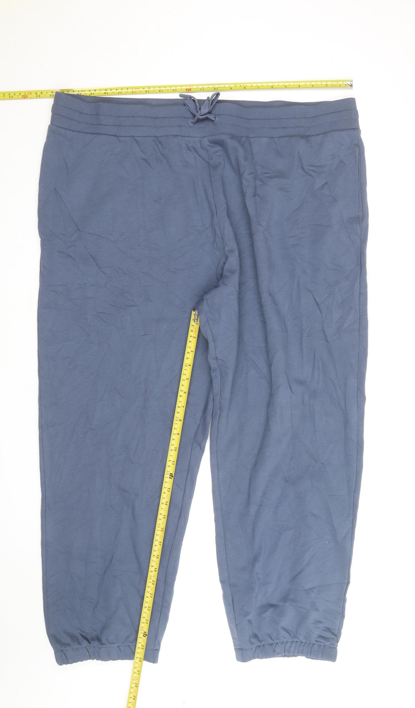Marks and Spencer Men's Blue 3XL Fleece Jogger Trousers