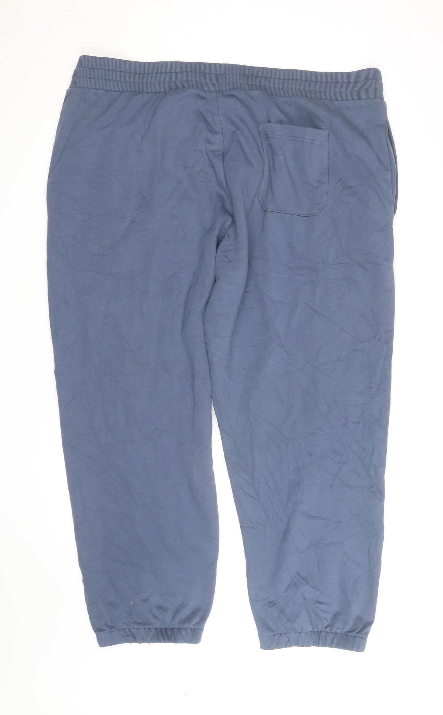 Marks and Spencer Men's Blue 3XL Fleece Jogger Trousers