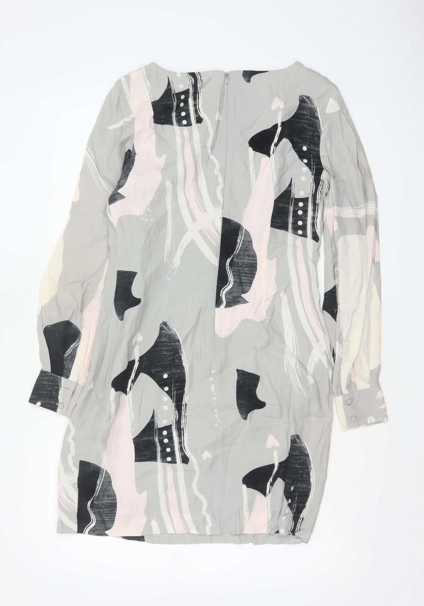 Oliver Bonas Women’s Multicoloured Shift Dress Size 6 Knee Length