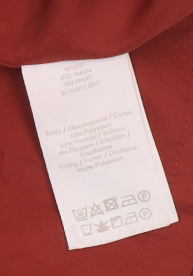Boden Women Red Colourblock Sheath Knee Length Dress Size 8