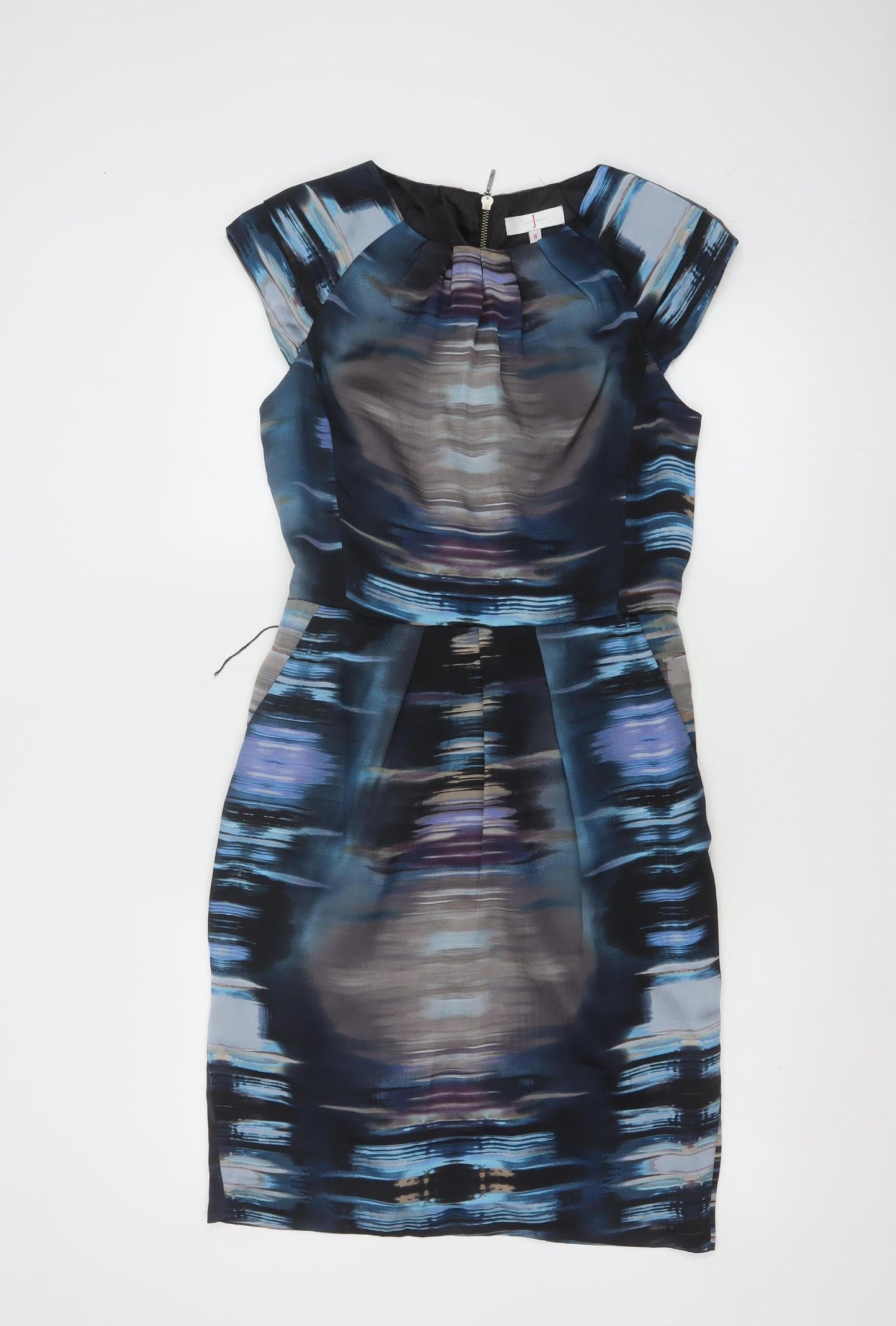 Jasper Conran Women’s Multicoloured Size 8 Sheath Knee Length Dress