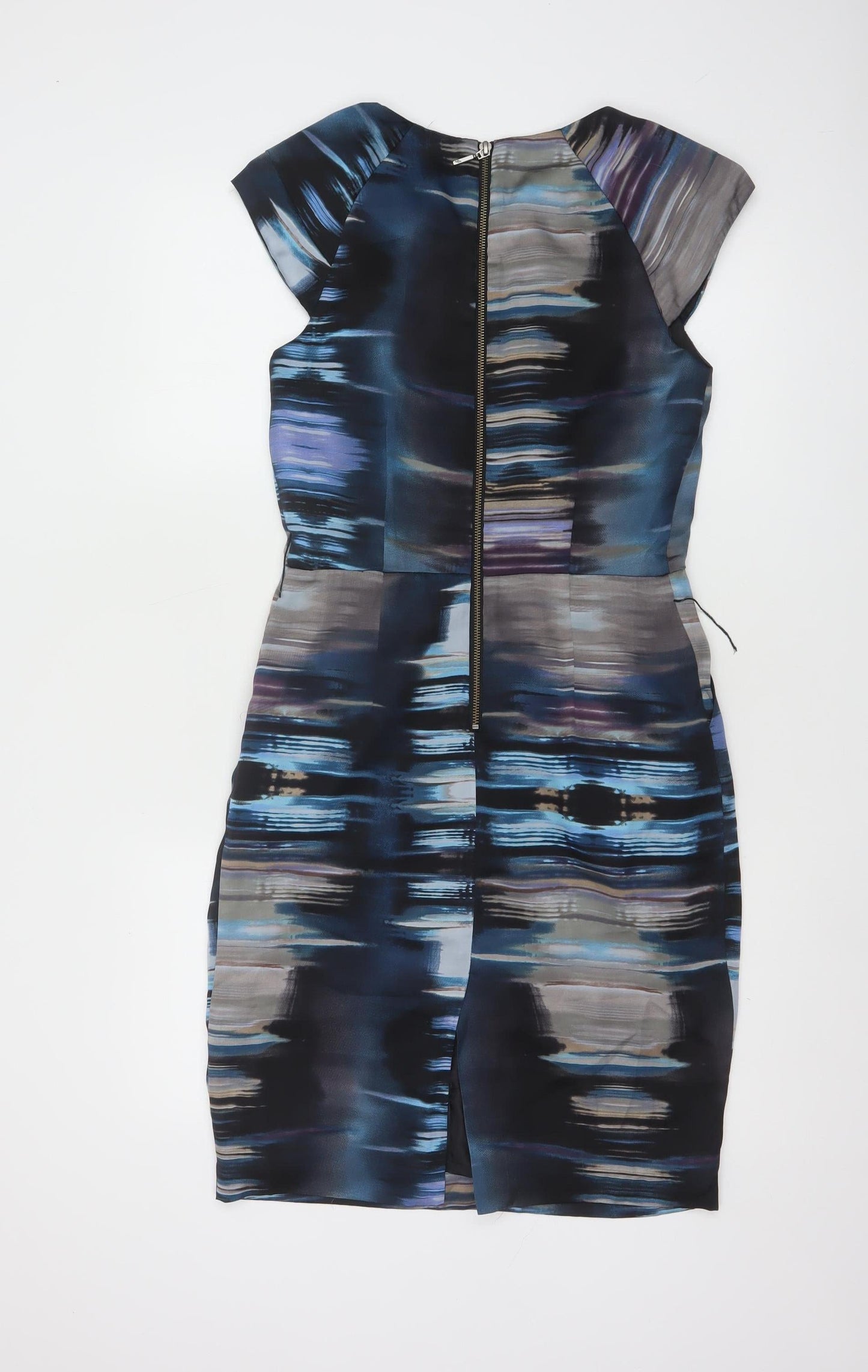 Jasper Conran Women’s Multicoloured Size 8 Sheath Knee Length Dress