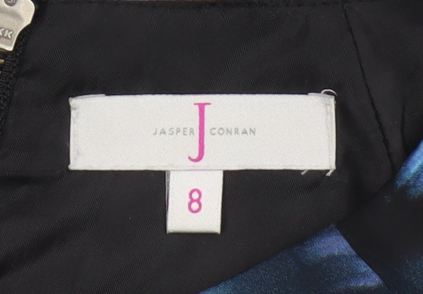 Jasper Conran Women’s Multicoloured Size 8 Sheath Knee Length Dress