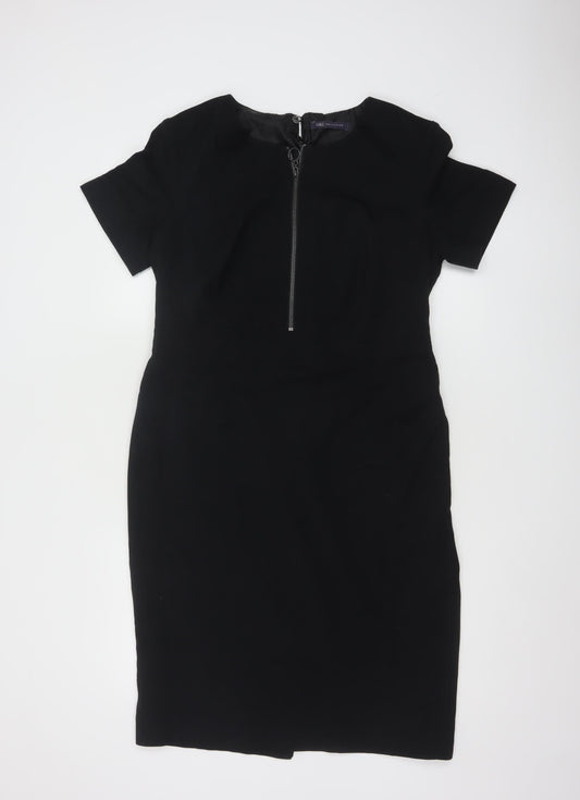 Marks and Spencer Women’s Black Sheath Knee Length Work Dress UK 14