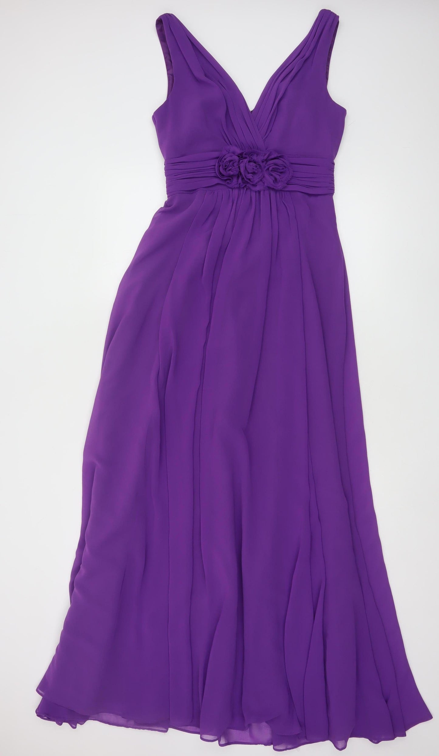 BHS Women’s Purple Long Ball Gown Dress Size 10 Wedding Collection