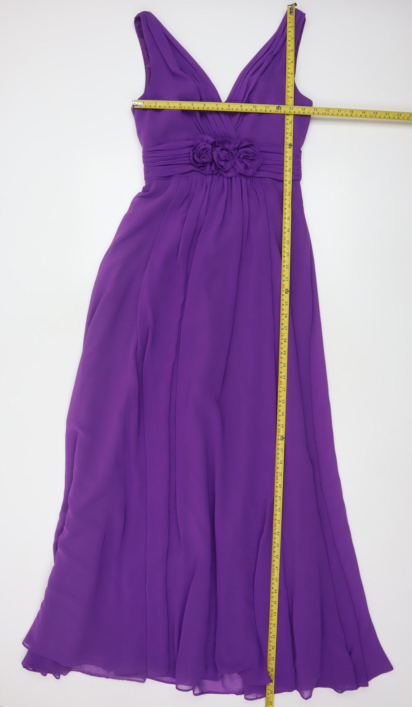 BHS Women’s Purple Long Ball Gown Dress Size 10 Wedding Collection