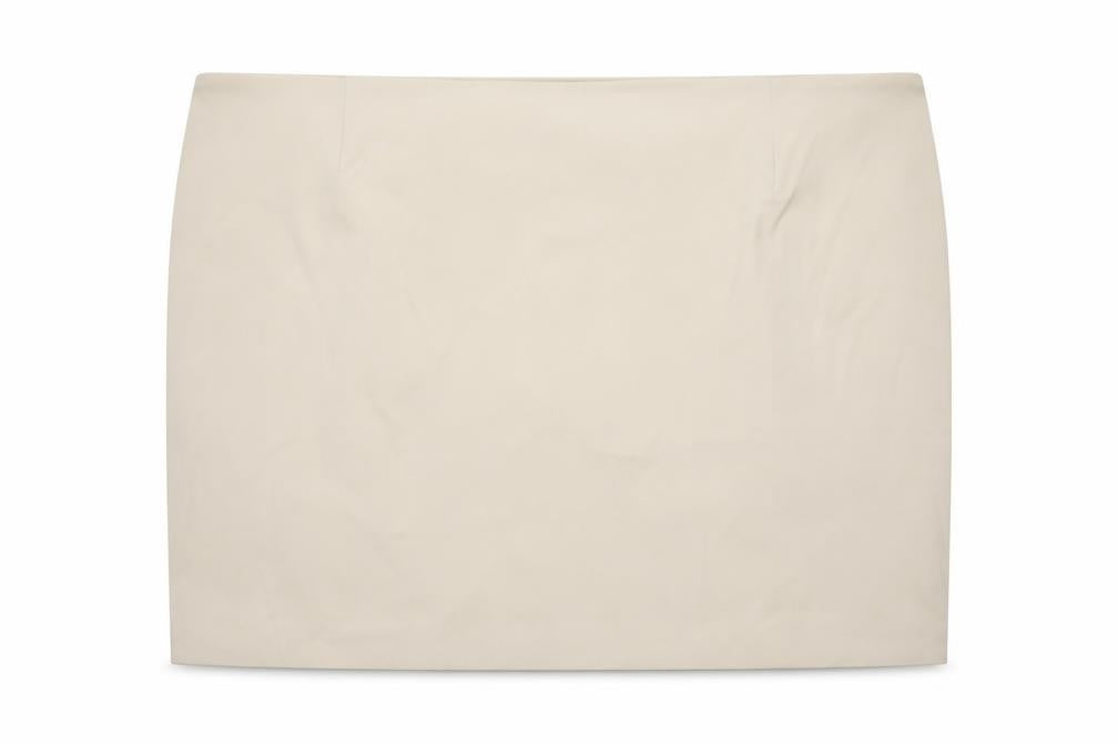 PRETTYLITTLETHING Women Plus Beige High Rise Pencil Skirt UK 30