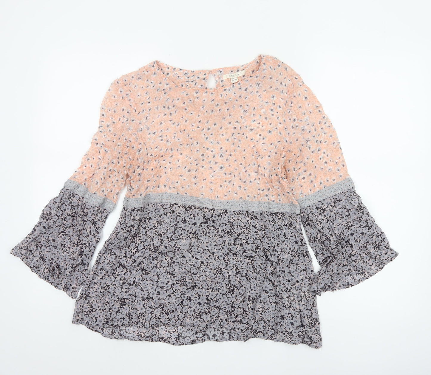 White Stuff Womens Multicoloured Floral Tunic Blouse Size 10