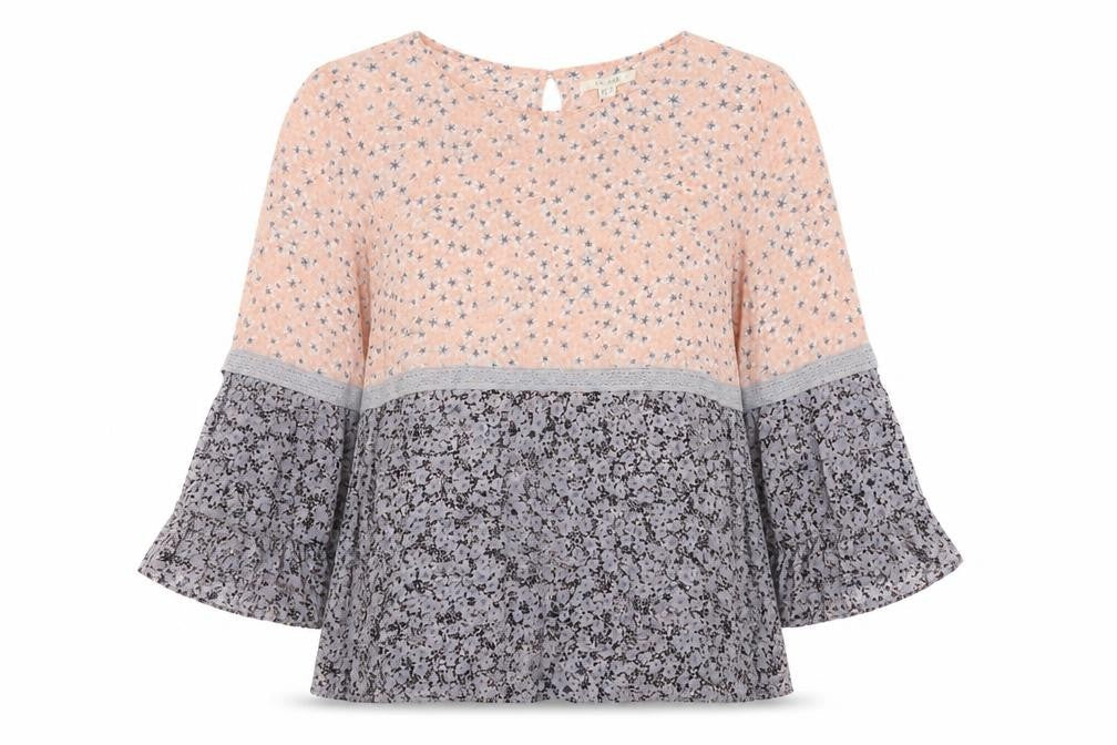 White Stuff Womens Multicoloured Floral Tunic Blouse Size 10