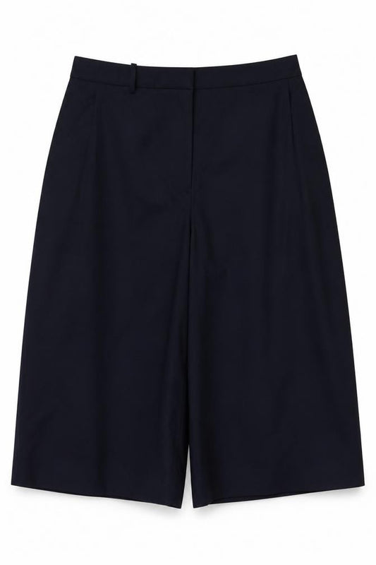 Marks and Spencer Women’s Dark Navy Wide-Leg Regular Trousers Size 20