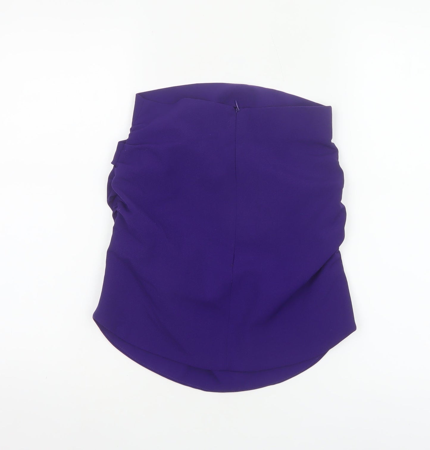 Zara Women Purple Strapless Camisole Top XS Woven Partywear