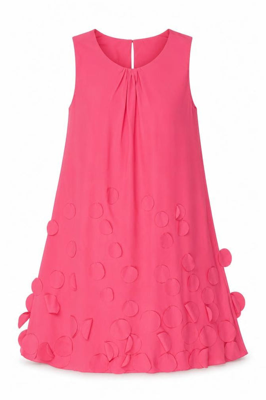 Coast Women Pink Sleeveless Shift Dress Size 8 Party Elegant