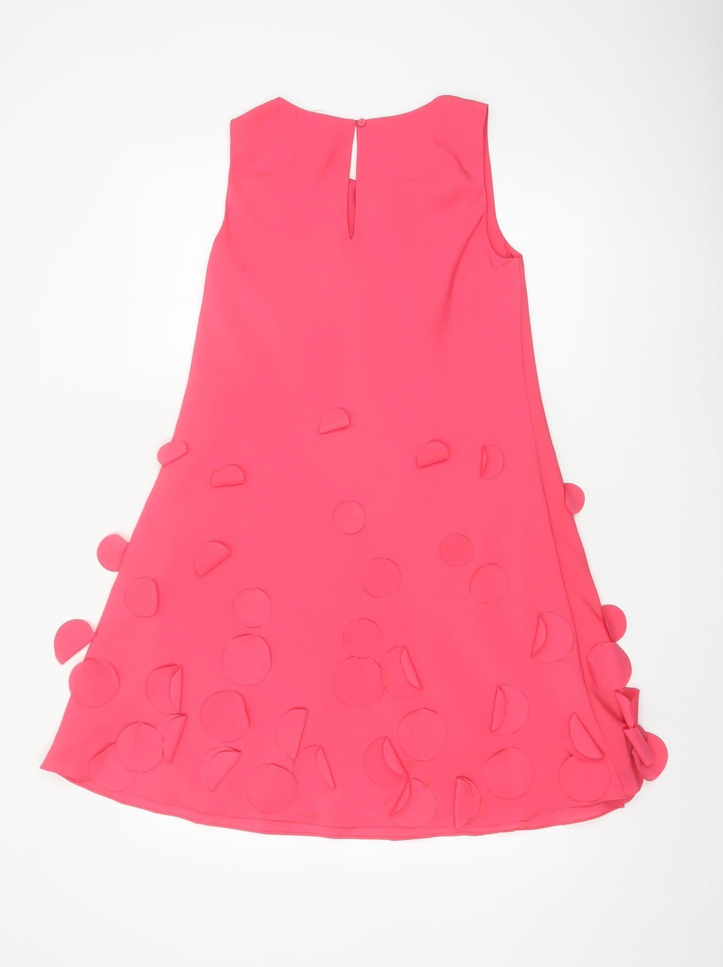 Coast Women Pink Sleeveless Shift Dress Size 8 Party Elegant