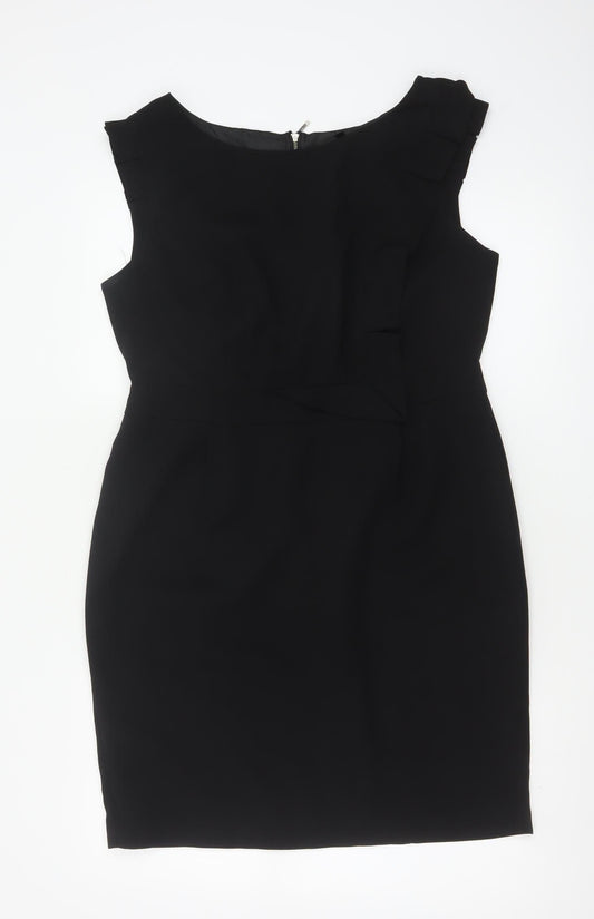 Marks and Spencer Women’s Black Size 14 Sleeveless Sheath Dress
