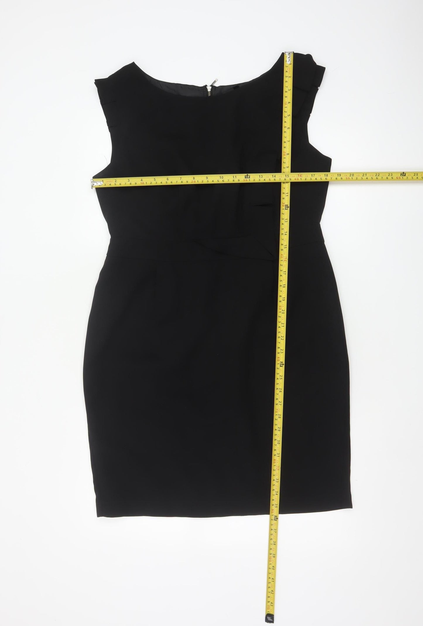 Marks and Spencer Women’s Black Size 14 Sleeveless Sheath Dress