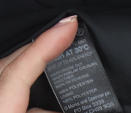 Marks and Spencer Women’s Black Size 14 Sleeveless Sheath Dress