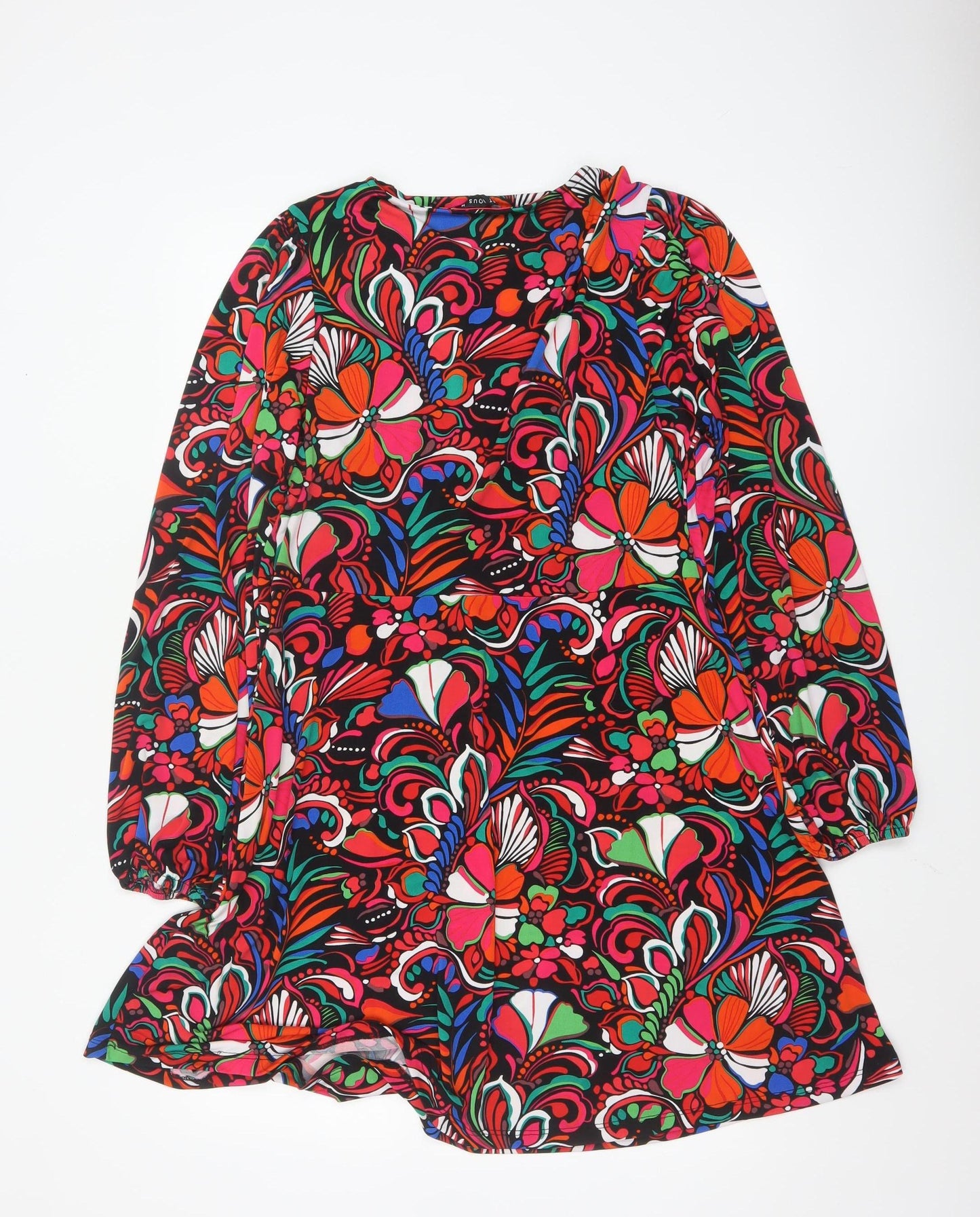 Matalan Women's Multicoloured A-Line Short Dress Size 14