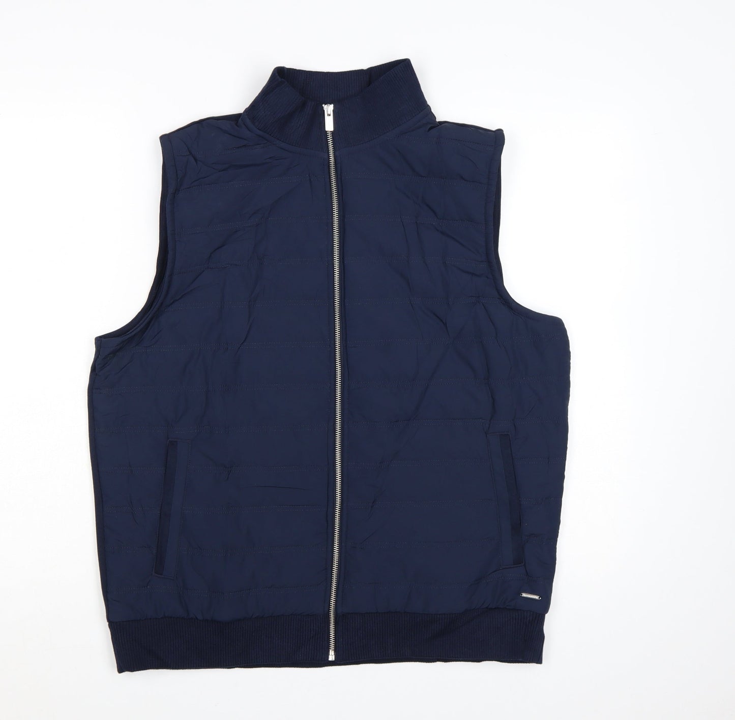 Marks and Spencer Men’s Blue Quilted Bodywarmer Gilet L