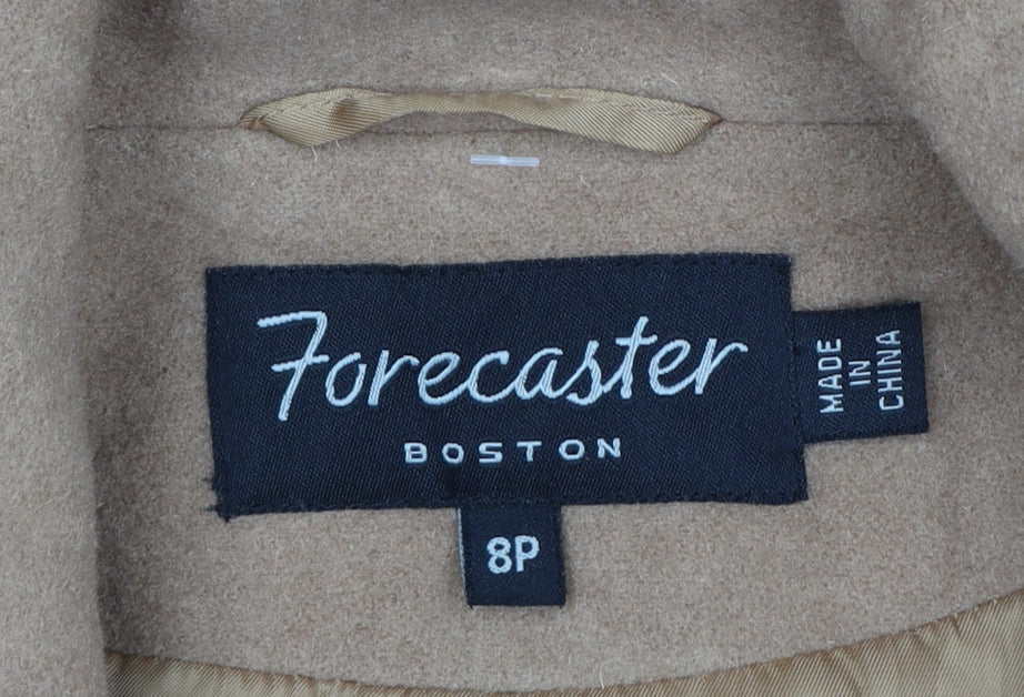 Forecaster Boston Women’s Beige Wool Pea Coat Size 8P