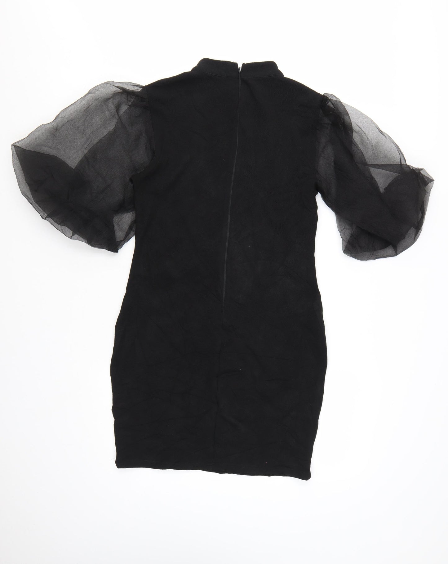 AX Paris Women’s Black Puff Sleeve Bodycon Dress Size 12
