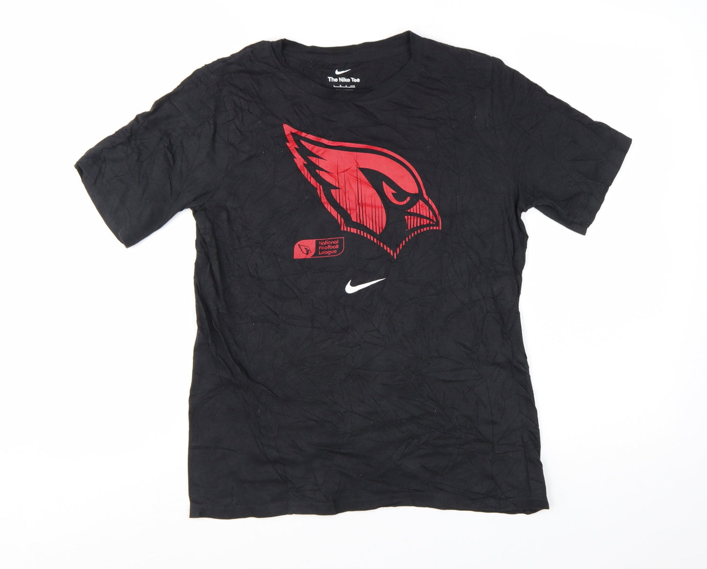 Nike Boys Black 14-16 Years American Football Logo Graphic T-Shirt