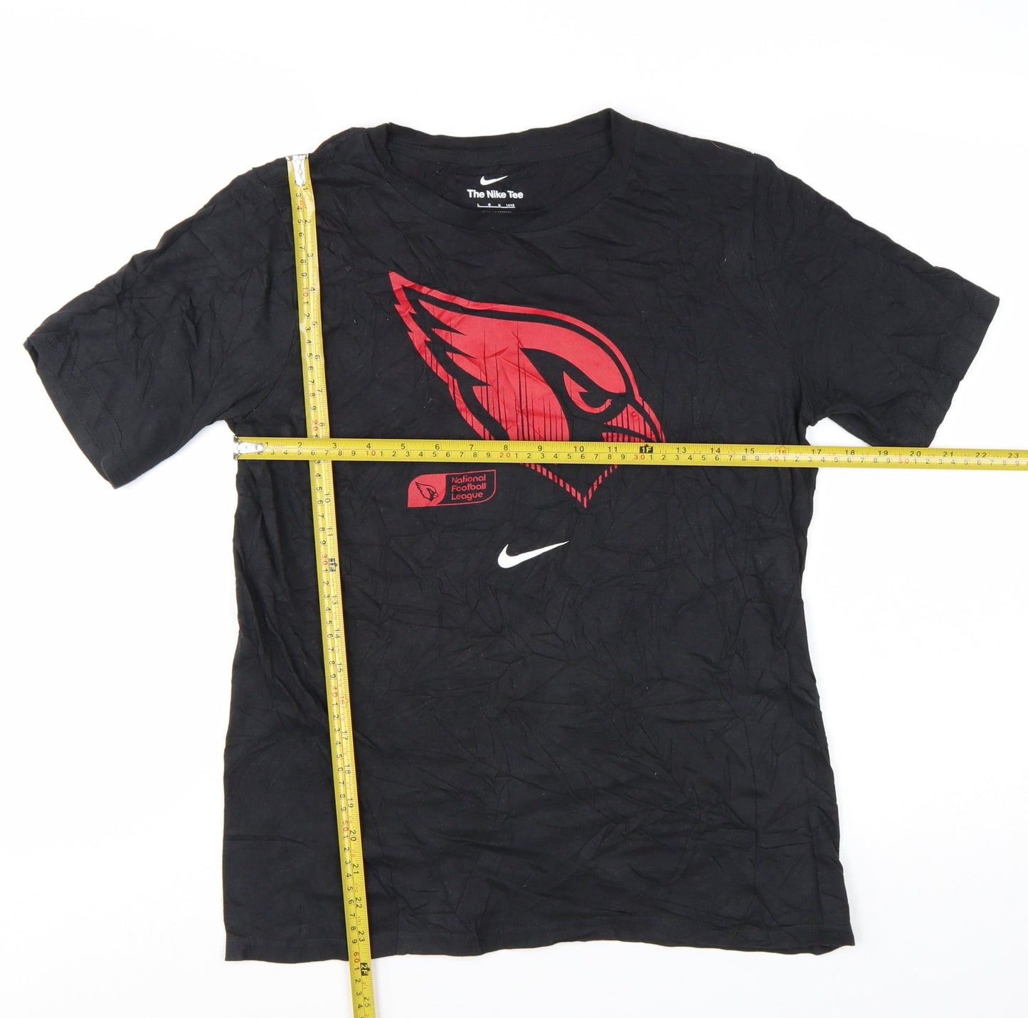 Nike Boys Black 14-16 Years American Football Logo Graphic T-Shirt