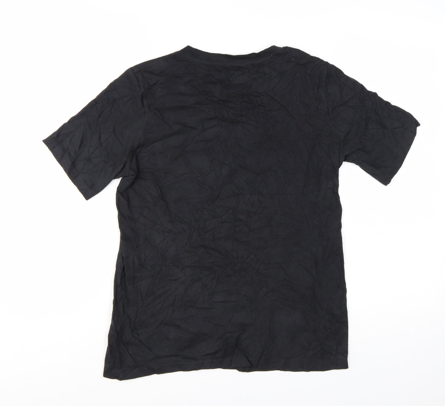 Nike Boys Black 14-16 Years American Football Logo Graphic T-Shirt