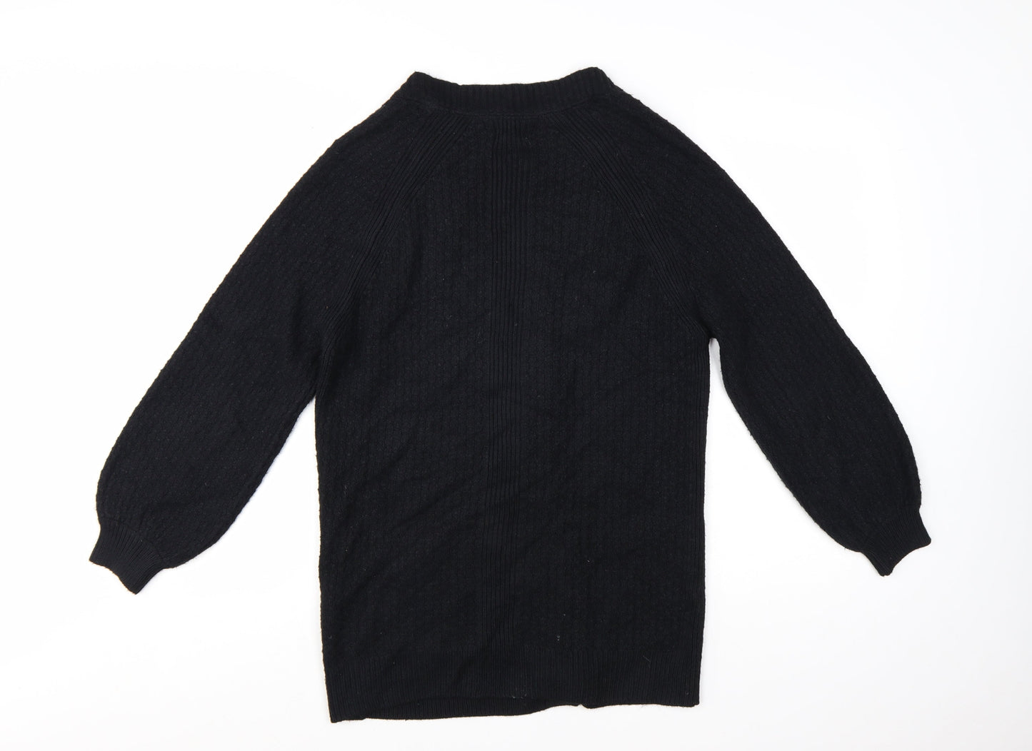 FatFace Women's Black Long Sleeve Knit Cardigan UK 10
