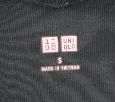 Uniqlo Women’s Green Roll Neck Long Sleeve Cotton Top Size S