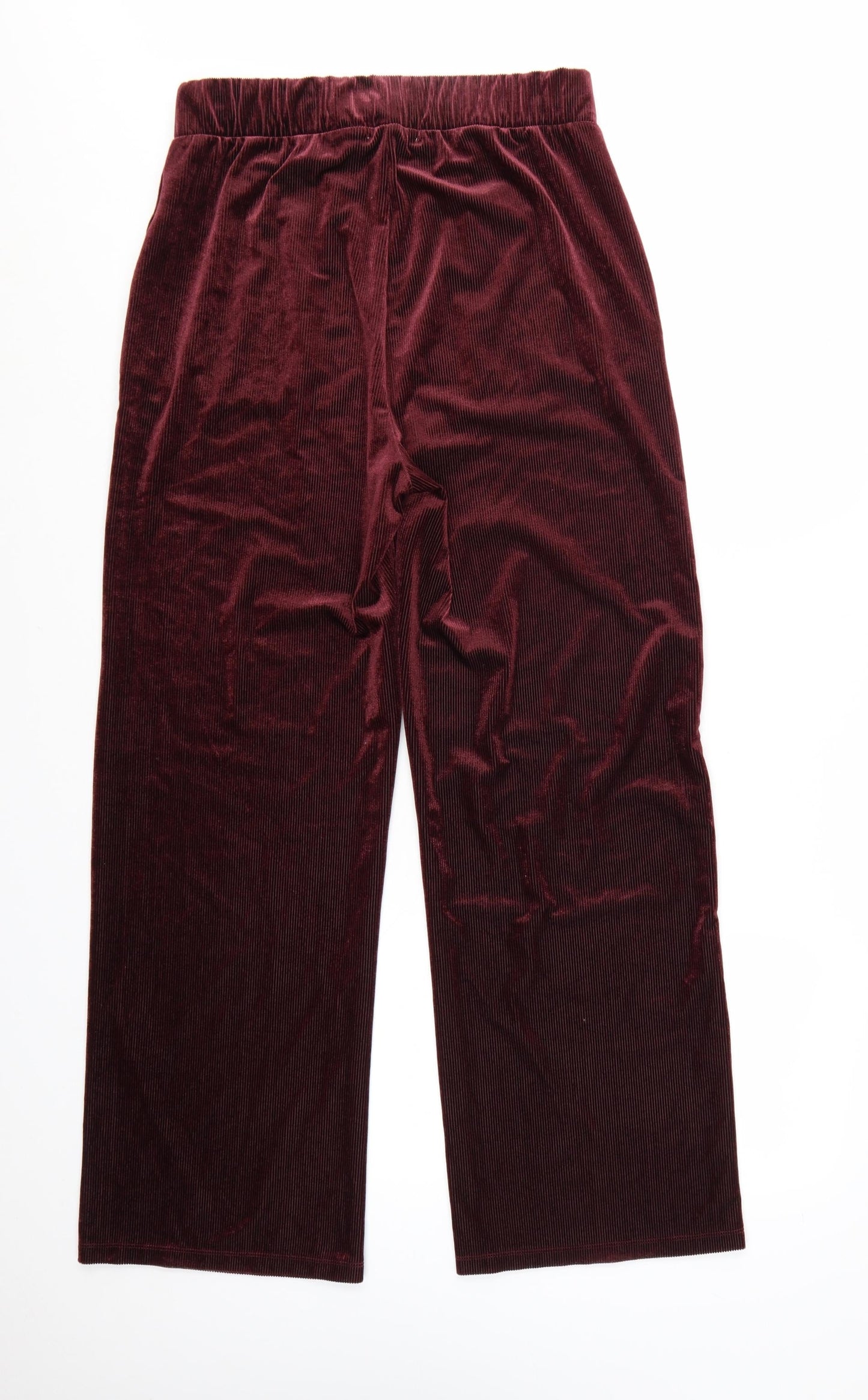 Aeropostale Women’s Burgundy Corduroy Wide-Leg Trousers M