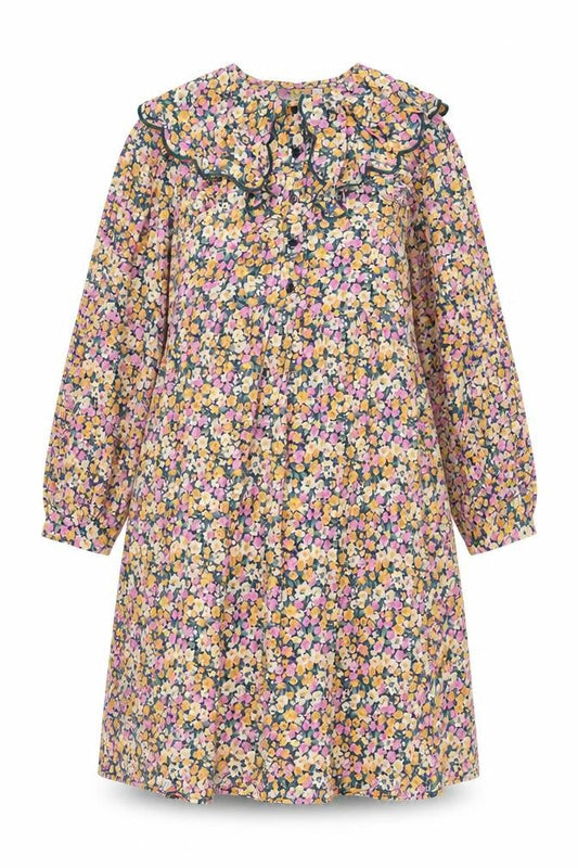 VILA Women's Multicoloured Floral A-Line Knee Length Dress Size 10