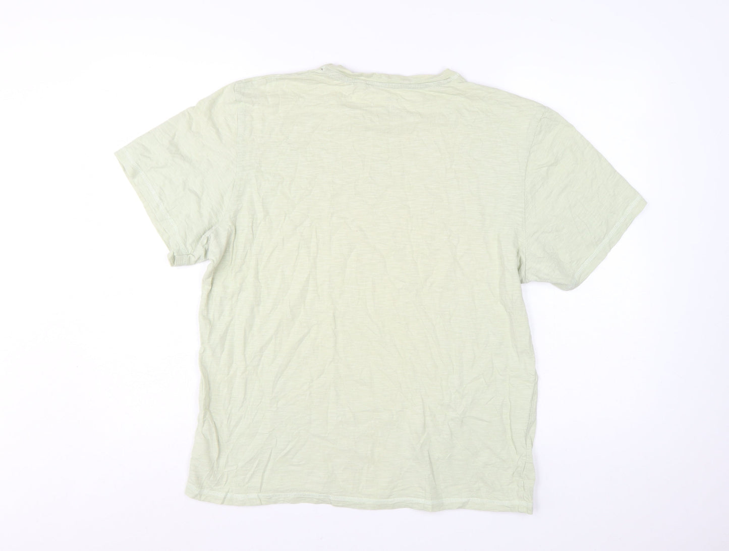 Next Women’s Green Graphic Cotton T-Shirt Size L Casual Summer