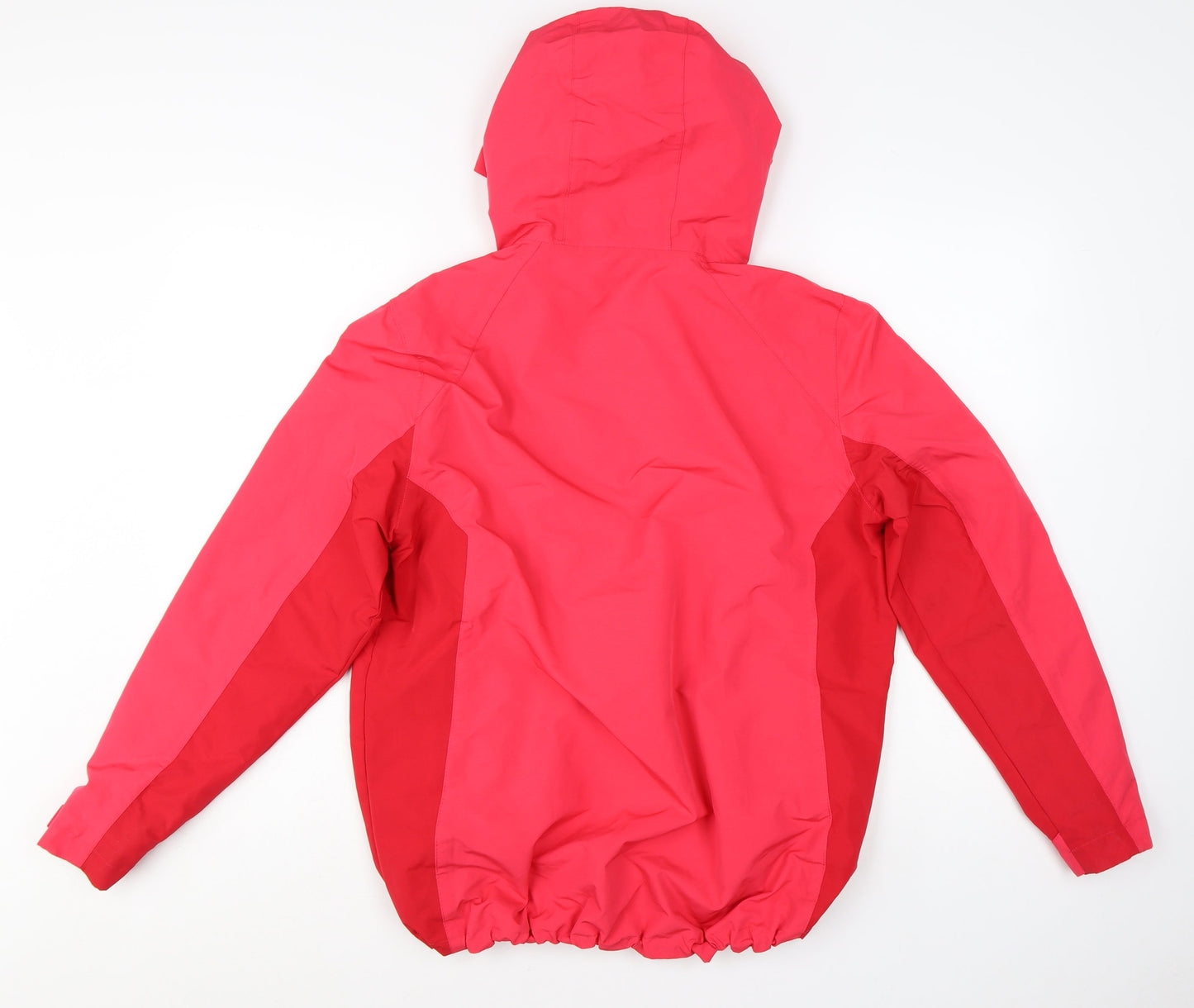 Rocktrail Womens Pink Hooded Waterproof Rain Jacket Size 14