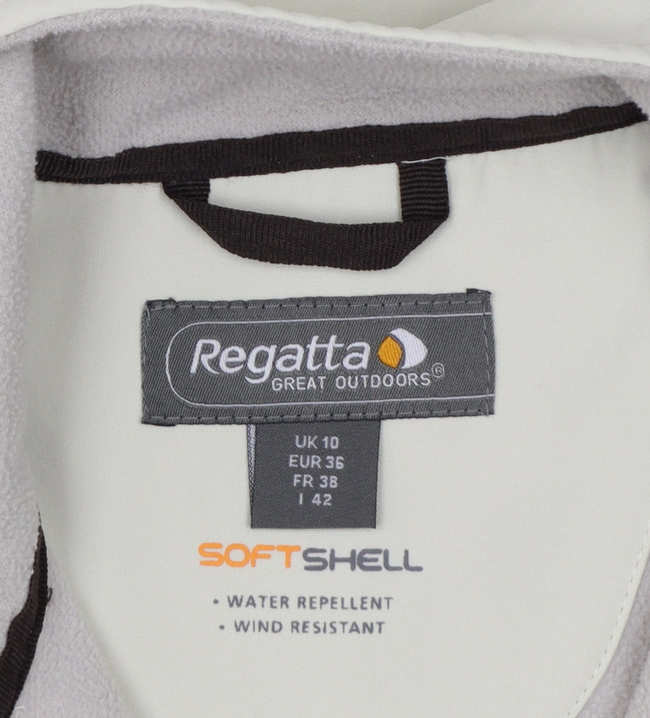 Regatta Women's Ivory Softshell Jacket UK 10 Lightweight Wind Resistant