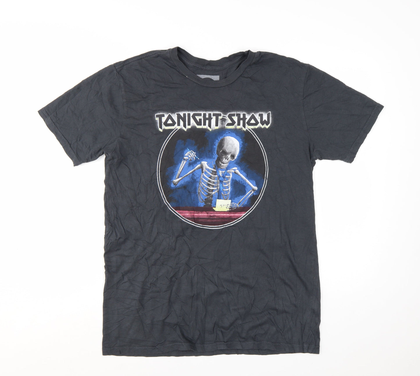 The Tonight Show Jimmy Fallon Men's Black Small 2019 Tour T-Shirt