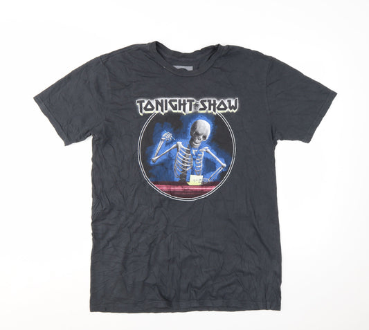 The Tonight Show Jimmy Fallon Men's Black Small 2019 Tour T-Shirt